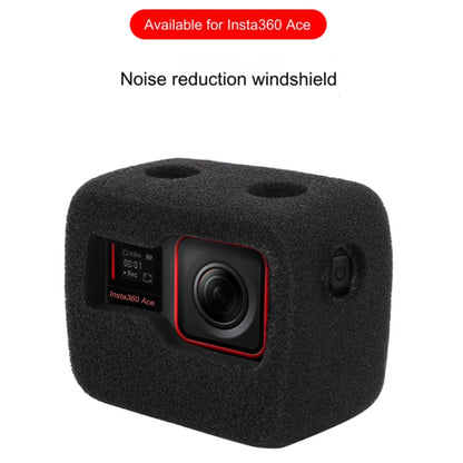 For Insta360 Ace Sponge Foam Windshield Housing Case, For Insta360 Ace