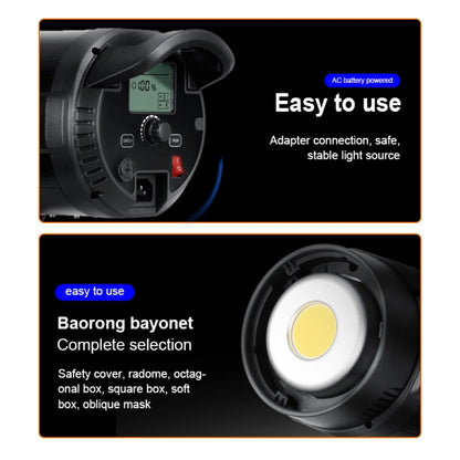 TRIOPO EX-200W Studio Flash Built-in Dissipate Heat System with EX-200III LED Single Light, EX-200W