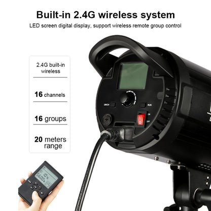 TRIOPO EX-150W Studio Flash Built-in Dissipate Heat System with EX-150III LED Single Light, EX-150W