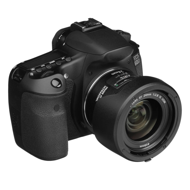 EW-65B Lens Hood Shade for Canon RF 24mm F1.8 MACRO IS STM, EF 28mm f/2.8 IS USM, EF 24mm f/2.8 IS USM Lens, EW-65B