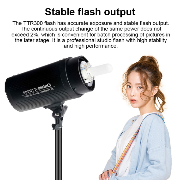 TRIOPO Oubao TTR300W 60x90cm Studio Softbox + 2.8m Tripod Mount + 3x E27 150W Light Bulb Photography Lighting Set, TTR300W
