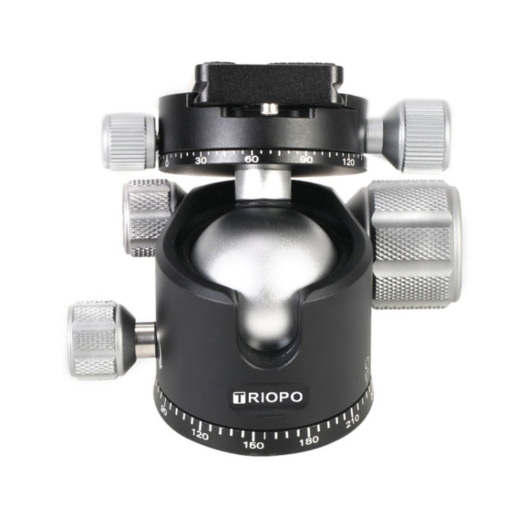 TRIOPO GS2808 Camcorder Photography No Axial Carbon Fiber Tripod Mount Holder with Ball Head, Load: 15KG, GS2808