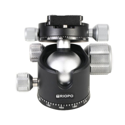 TRIOPO GS2808 Camcorder Photography No Axial Carbon Fiber Tripod Mount Holder with Ball Head, Load: 15KG, GS2808