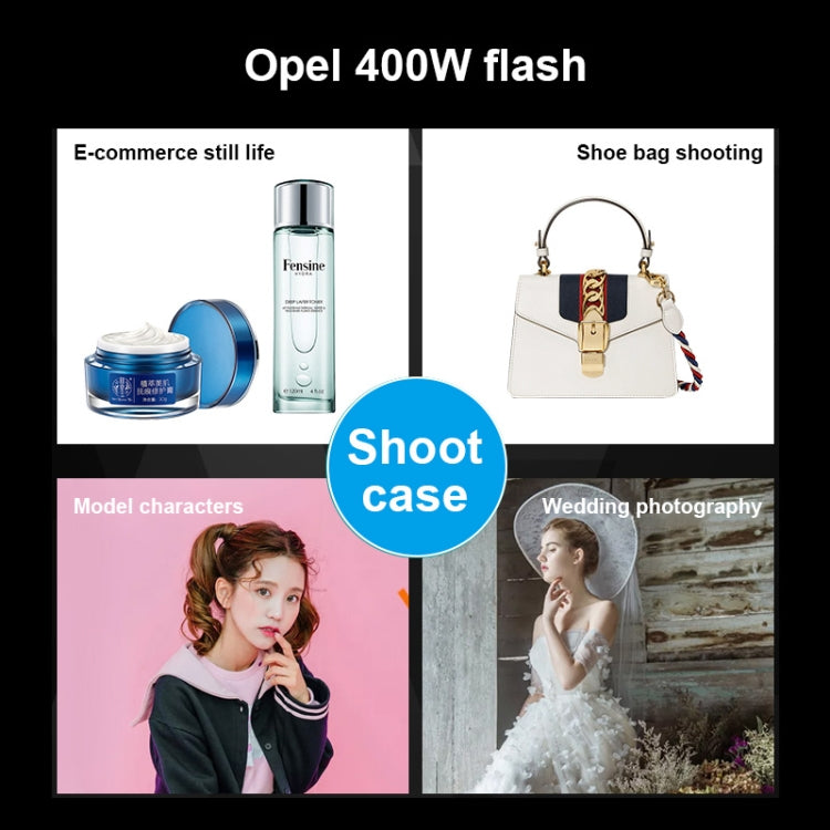 TRIOPO Oubao TTR400W Studio Flash with E27 150W Light Bulb, TTR400W