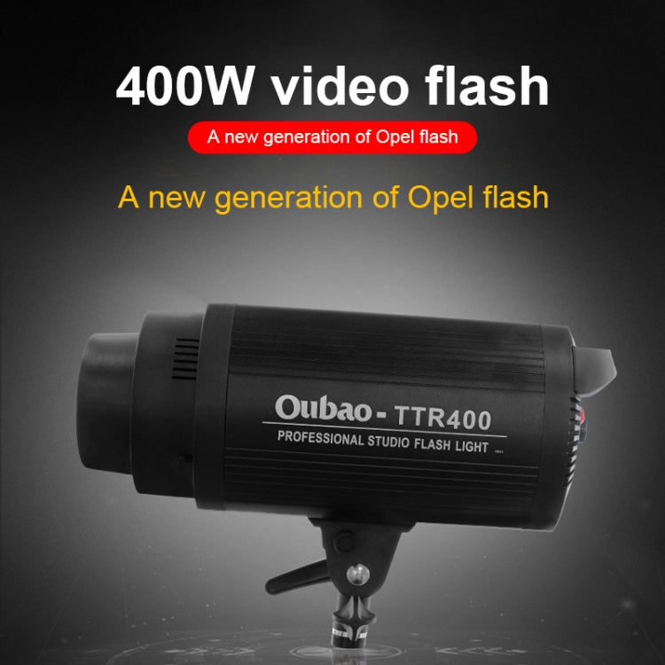 TRIOPO Oubao TTR400W Studio Flash with E27 150W Light Bulb, TTR400W