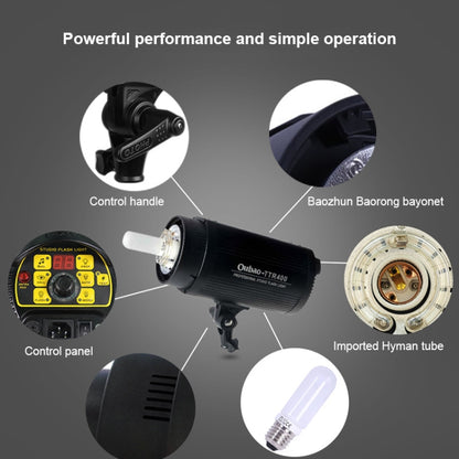 TRIOPO Oubao TTR400W Studio Flash with E27 150W Light Bulb, TTR400W