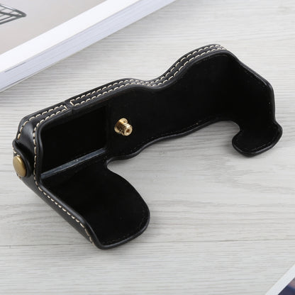 1/4 inch Thread PU Leather Camera Half Case Base for FUJIFILM X-A5 / X-A20, For FUJIFILM XA5