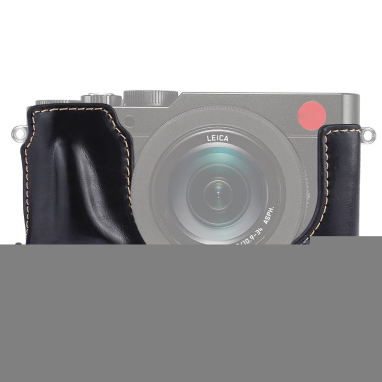 1/4 inch Thread PU Leather Camera Half Case Base for Leica DLUX TYP 109, For Leica D109, For Leica D901
