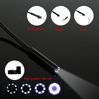 P20 4.3 Inch Screen Display HD1080P Inspection Endoscope with 8 LEDs, Length: 5m, Lens Diameter: 8mm, Mild Line, Length: 5m, Mild Line