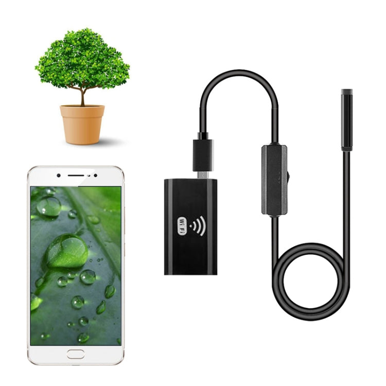 F99 HD Mobile Phone Endoscope, 8mm Waterproof Pipe Endoscope, Wifi Version, Flexible Cord, Length: 1.5m, Length: 1.5m