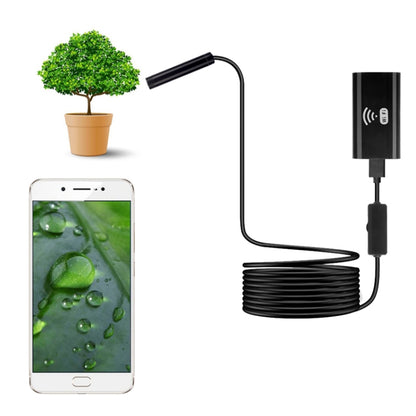 F99 HD Mobile Phone Endoscope, 8mm Waterproof Pipe Endoscope, Wifi Version, Hardwire, Length: 5m, Length: 5m