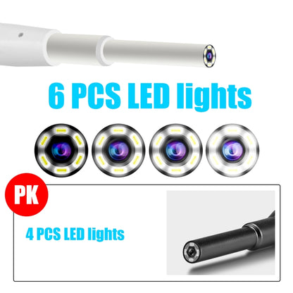 C01 4.3 Inch Screen Display HD1080P Visual Earspoon Endoscope with 6 LEDs, Diameter:3.9mm, C01 3.9mm