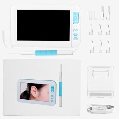 C01 4.3 Inch Screen Display HD1080P Visual Earspoon Endoscope with 6 LEDs, Diameter:5.5mm, C01 5.5mm