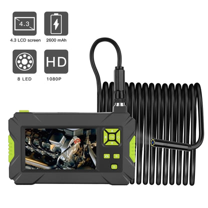 P30 5.5mm IP67 Waterproof 4.3 inch HD Portable Endoscope Hard Cable Industrial Endoscope, Cable Length: 2m, 2m, 2m (Blue)