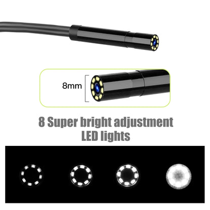 P30 5.5mm IP67 Waterproof 4.3 inch HD Portable Endoscope Hard Cable Industrial Endoscope, Cable Length: 2m, 2m, 2m (Blue)