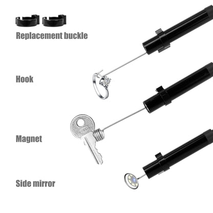 P30 5.5mm IP67 Waterproof 4.3 inch HD Portable Endoscope Hard Cable Industrial Endoscope, Cable Length: 2m, 2m, 2m (Blue)