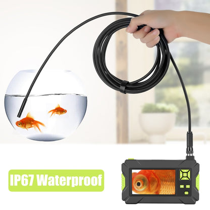 P30 5.5mm IP67 Waterproof 4.3 inch HD Portable Endoscope Hard Cable Industrial Endoscope, Cable Length: 2m, 2m, 2m (Blue)