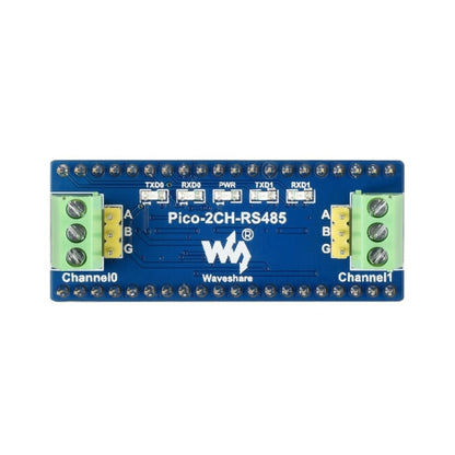 Waveshare 2-Channel RS485 Module for Raspberry Pi Pico, SP3485 Transceiver, UART To RS485, 19717