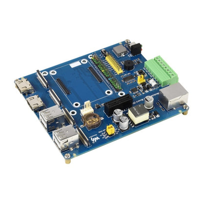 Waveshare Compute Module IO Board with PoE Feature (Type B) for Raspberry Pi all Variants of CM4, Type B for Raspberry Pi  CM4