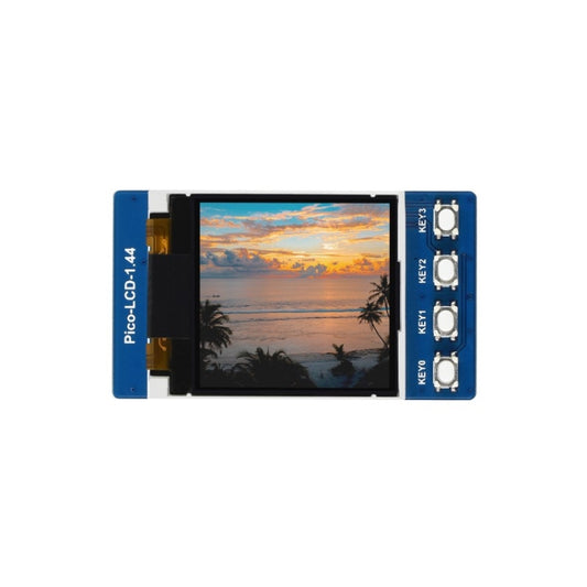 WAVESHARE 1.44 inch LCD 65K Colors 128 x 128 Display Module for Raspberry Pi Pico,  SPI Interface, 1.44 inch