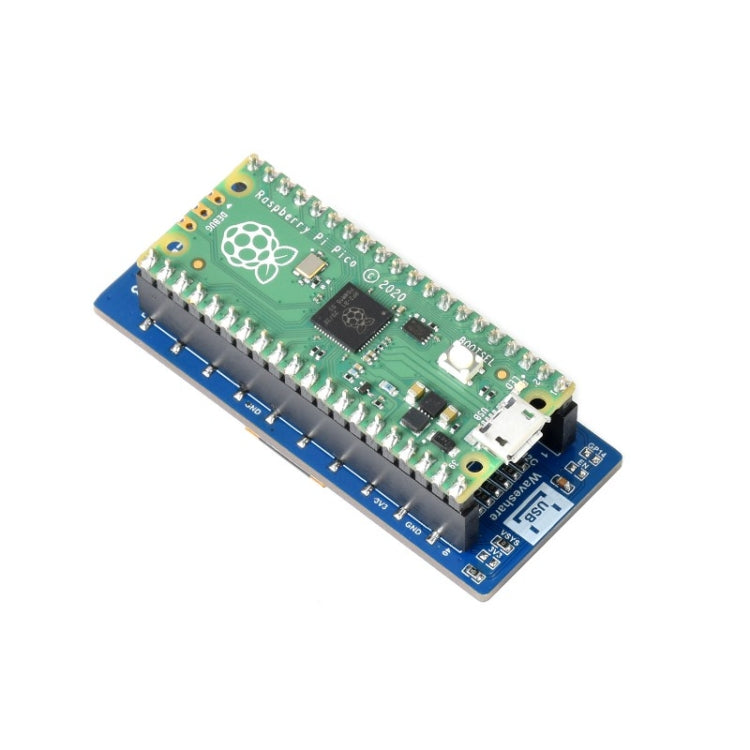 WAVESHARE 128 x 32 Pixel 2.23 inch OLED Display Module for Raspberry Pi Pico, SPI/I2C, 19750