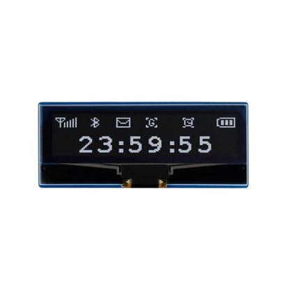 WAVESHARE 128 x 32 Pixel 2.23 inch OLED Display Module for Raspberry Pi Pico, SPI/I2C, 19750