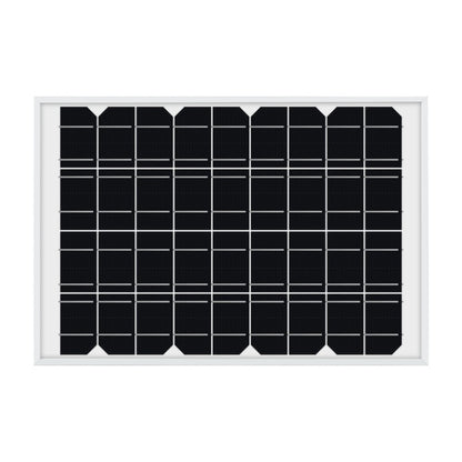 Waveshare High Conversion Efficiency 18V 10W Solar Panel, 19598