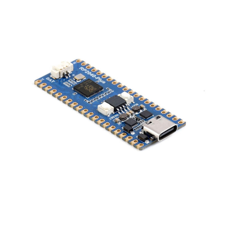 Waveshare RP2040-Plus Pico-like MCU Board Based on Raspberry Pi MCU RP2040, without Pinheader, RP2040-Plus without Pinheader