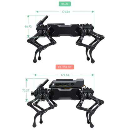 Waveshare WAVEGO 12-DOF Bionic Dog-Like Robot, Extension Pack, Extension Pack