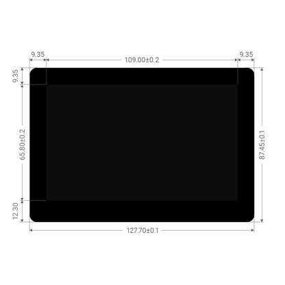 Waveshare 5 inch 800 x 480 Capacitive IPS Touch Display for Raspberry Pi, DSI Interface