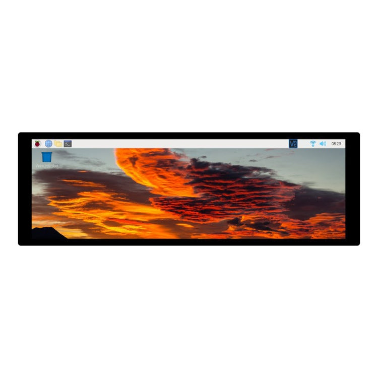WAVESHARE 7.9 inch Capacitive Touch Display For Raspberry Pi, 400 x 1280, IPS, DSI Interface, 7.9 inch