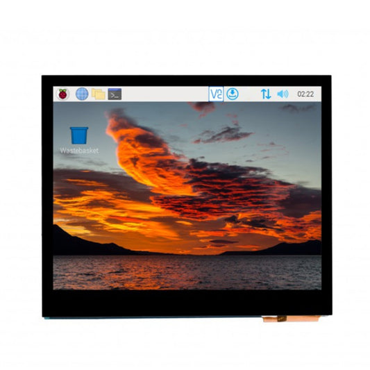 Waveshare 3.5 inch HDMI Capacitive Touch IPS LCD Display (E), 640 x 480, Audio Jack, 3.5 inch Audio Jack