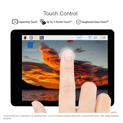 Waveshare 2.8 inch Capacitive Touch Display for Raspberry Pi, 480 x 640, DSI, IPS, Fully Laminated Screen, 2.8 inch