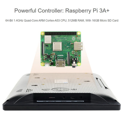 Waveshare 13.3 inch Mini-Computer Powered by Raspberry Pi 3A+, HD Touch Screen