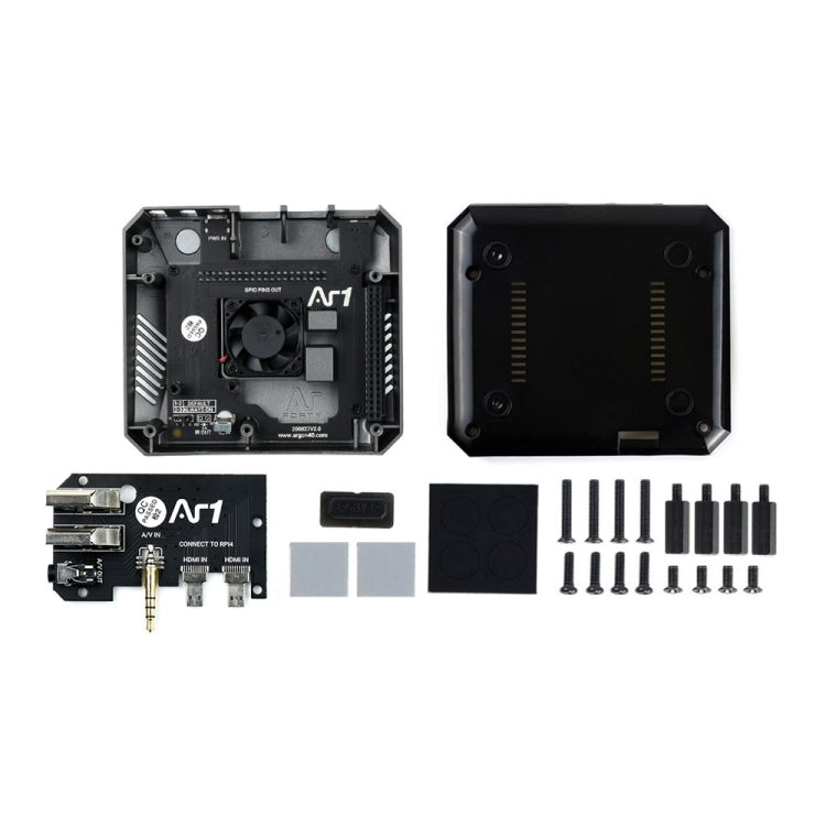 Waveshare Argon One Aluminum Case For Raspberry Pi 4, with Safe Power Button, Argon One