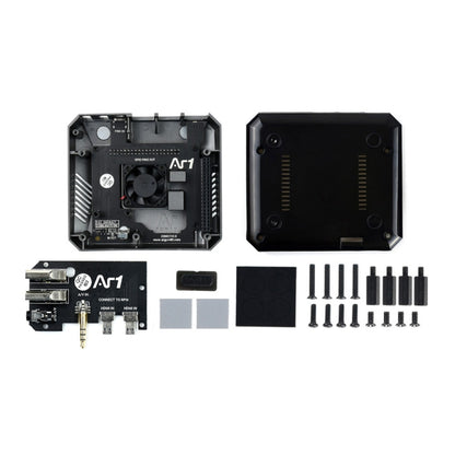 Waveshare Argon One Aluminum Case For Raspberry Pi 4, with Safe Power Button, Argon One
