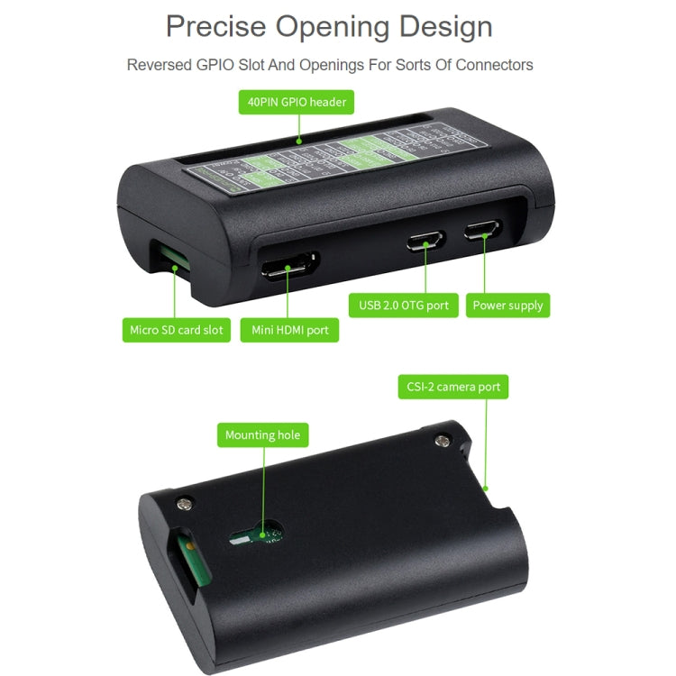 Waveshare ABS Protection Case for Raspberry Pi Zero Series / Zero / Zero 2 W
