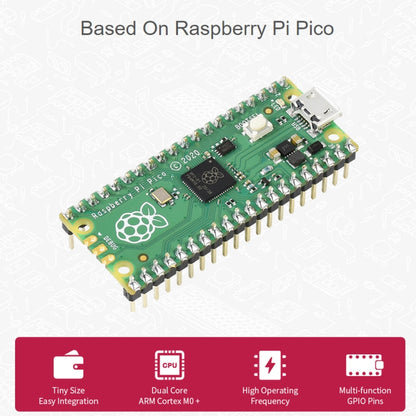 Waveshare PicoGo Mobile Robot, Based on Raspberry Pi Pico, Self Driving, Remote Control
