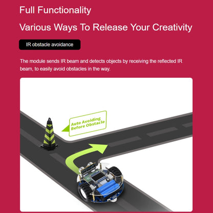 Waveshare PicoGo Mobile Robot, Based on Raspberry Pi Pico, Self Driving, Remote Control