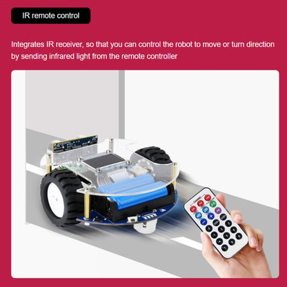Waveshare PicoGo Mobile Robot, Based on Raspberry Pi Pico, Self Driving, Remote Control