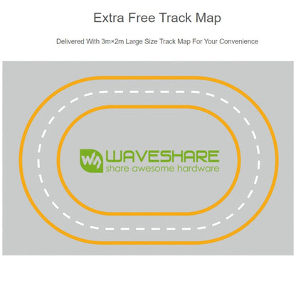 Waveshare JetRacer 2GB AI Kit, AI Racing Robot Powered by Jetson Nano 2GB, EU Plug, JetRacer 2GB AI Kit