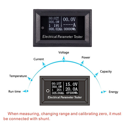 OLED 20A Universal Voltage Current Power Meter, 20A