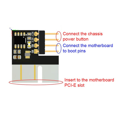PCI-E Computer Power Recovery Automatically Turn On Machine