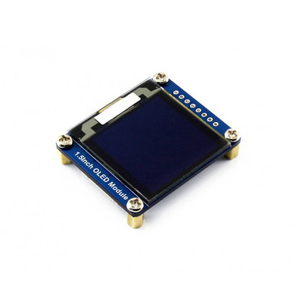 WAVESHARE 128x128 General 1.5inch OLED Display Module 16 Gray Scale with SPI/I2C Interface, 1.5inch OLED