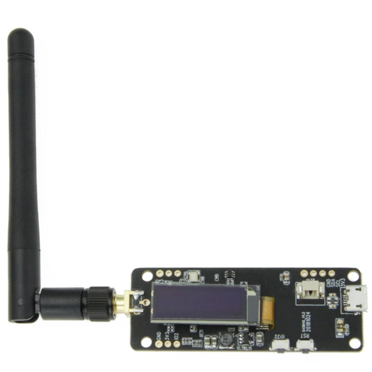 TTGO Fish-eye Lens Camera Module OV2640 SMA WiFi 0.91 OLED Development Board with 3dbi Antenna, Fish-eye Lens