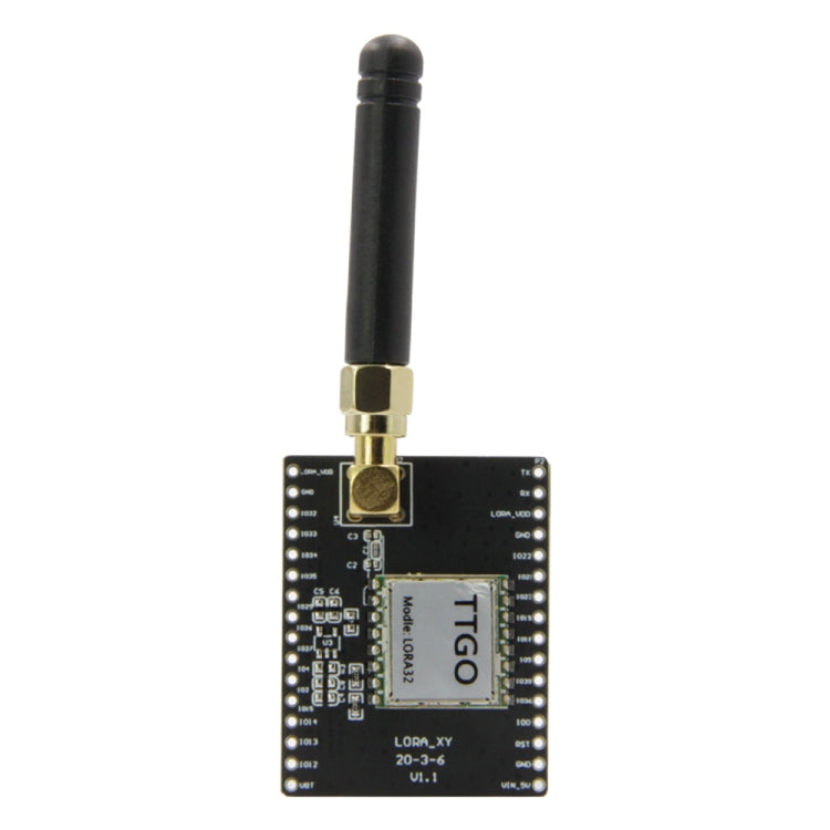 TTGO 915 MHz Shield ESP32 WiFi Bluetooth 18560 Battery Holder Solar Charge Module Development Board, 915 MHz Shield