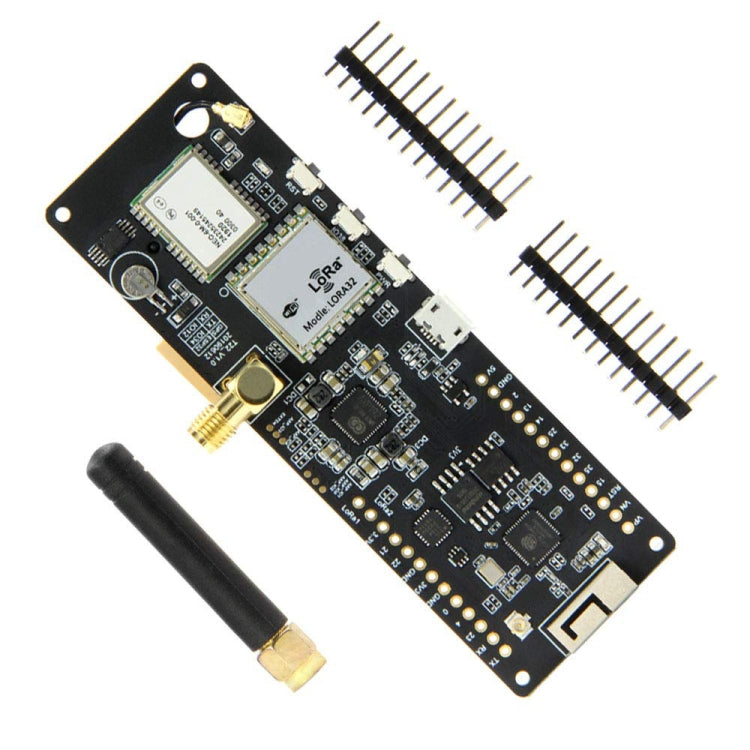 TTGO T-Beamv1.0 ESP32 Chipset Bluetooth WiFi Module 868MHz LoRa NEO-6M GPS Module with SMA Antenna, Original Version, Original Version 868MHz
