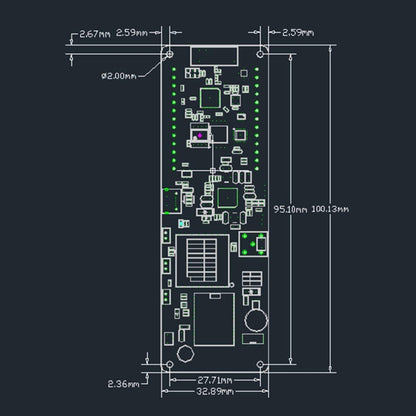 TTGO T-Beamv1.0 ESP32 Chipset Bluetooth WiFi Module 868MHz LoRa NEO-6M GPS Module with SMA Antenna, Original Version, Original Version 868MHz