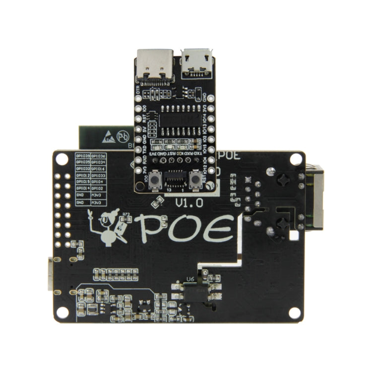 TTGO T-Internet-POE ESP3 Module Ethernet Adapters Extension Board, Ethernet Adapters