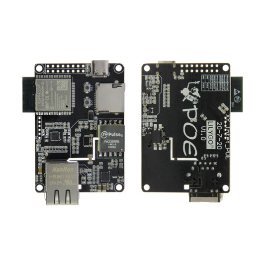 TTGO T-Internet-POE ESP3 Module Ethernet Adapters Extension Board, Ethernet Adapters